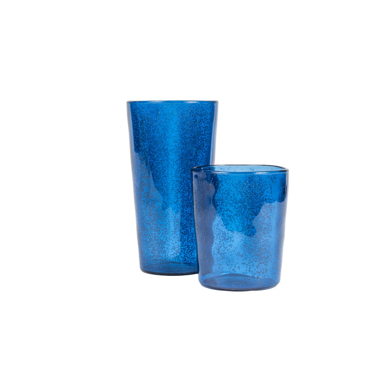 Wrought Studio Jerika, DEEP BLUE, 8 PC DRINKWARE SET Wayfair